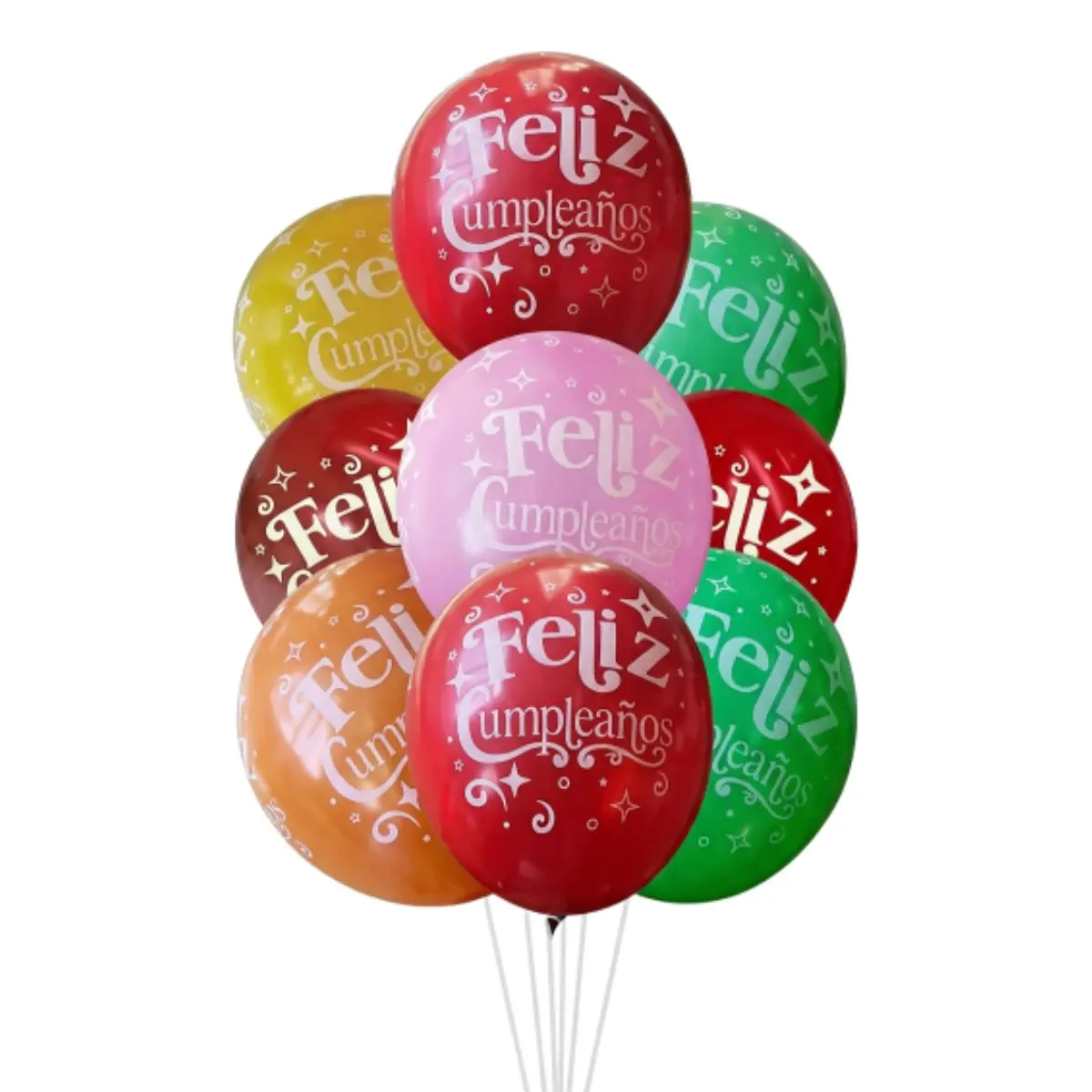Globos R12 látex FC colores  látex 10un