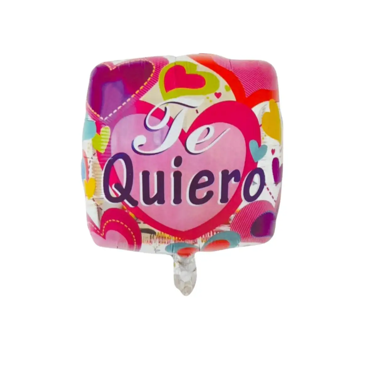 Globo te quiero cuadrado colorido un 