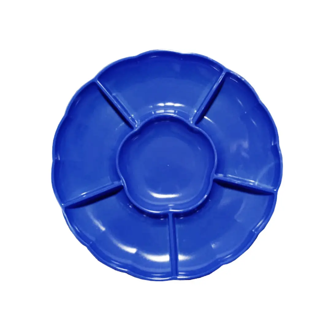 Bandeja 6 espacios azul 3un