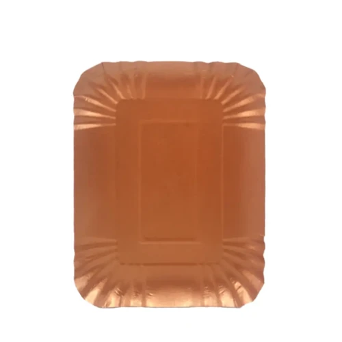 Bandeja rectangular 24.5x17.5 rose gold un