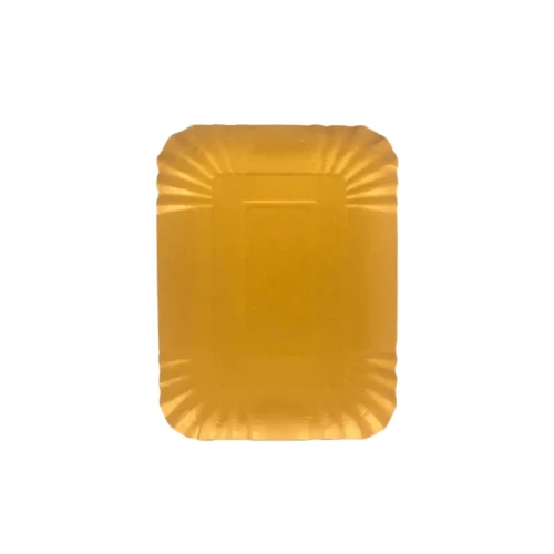 Bandeja rectangular 24.5x17.5 cmdorada un