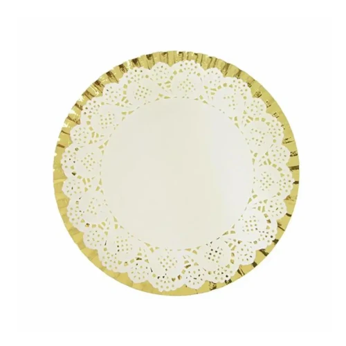 Bandeja redonda golden 30cm un