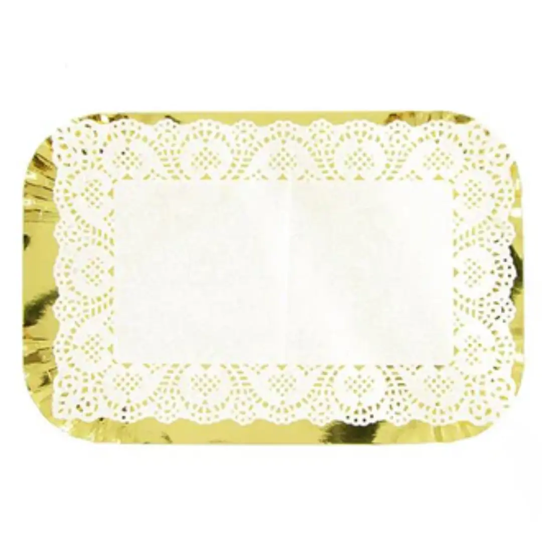Bandeja rectangular G. 39x29cm dorada un