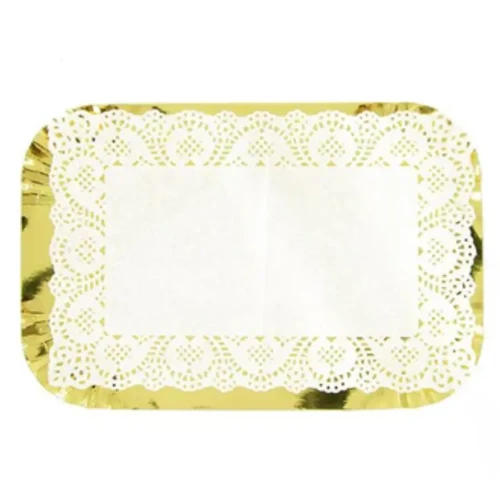 Bandeja rectangular G. 39x29cm dorada un