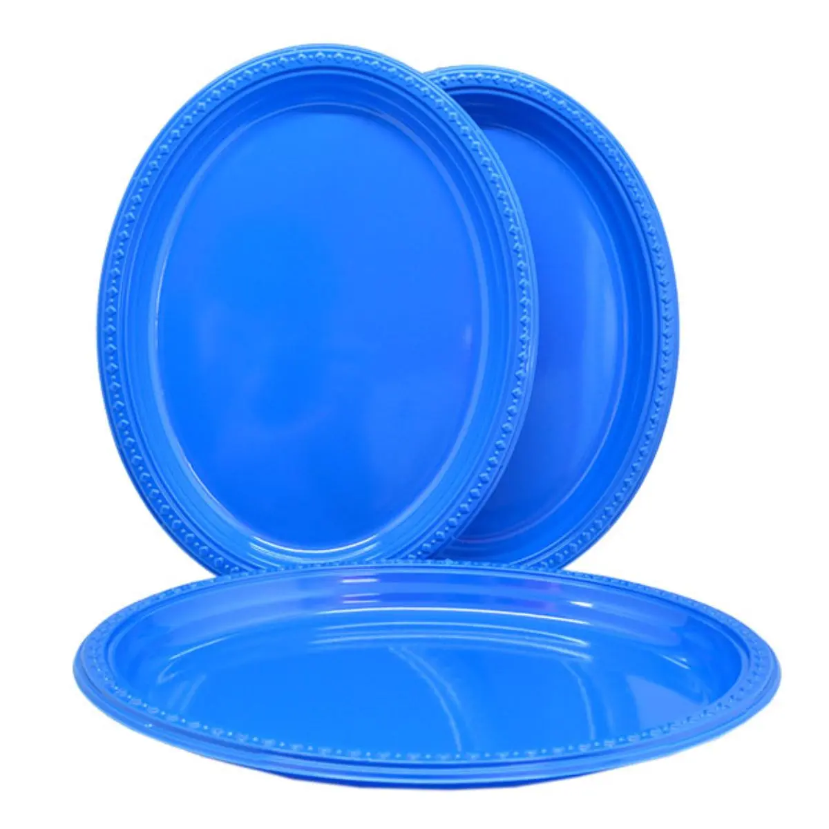 Bandeja ovalada azul 5 un