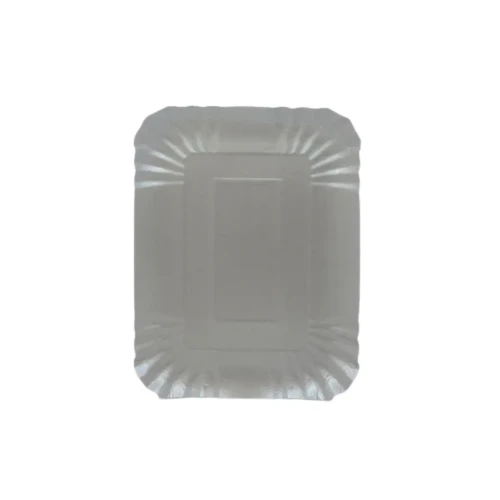 Bandeja rectangular 24.5x17.5 plateada un