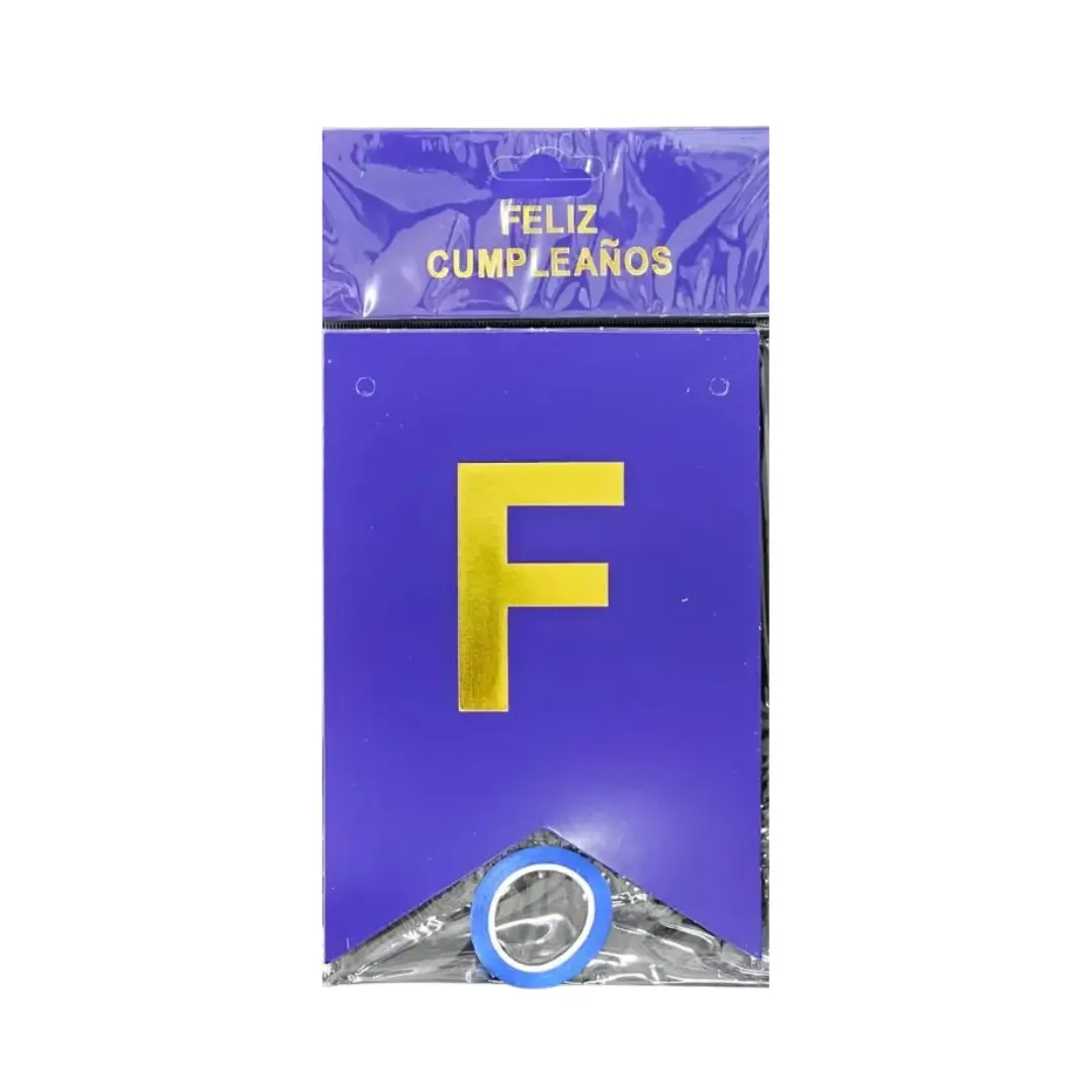 Guirnalda FC azul y dorado 3mt