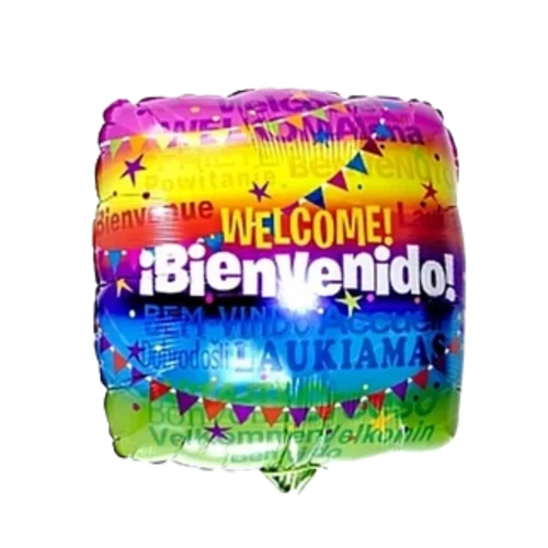 Globo 45 cm bienvenido un