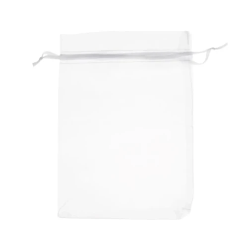 Bolsa organza blanca 12x17cm un