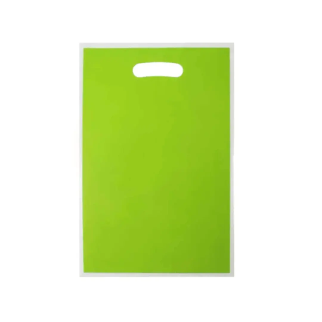 Bolsa perlada verde lima 10un