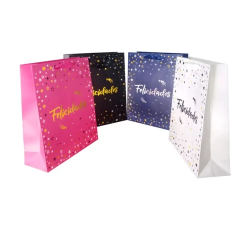 Bolsa de regalo felicidades 19,5x23,5cm un