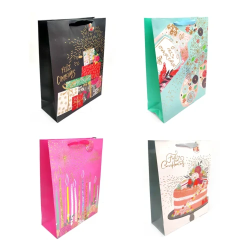 Bolsa de regalo FC escarcha 18x23cm un