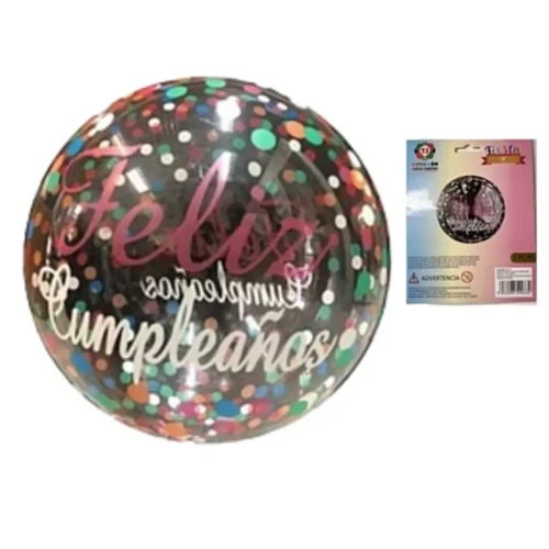 Globo 45cm burbuja FC puntos un