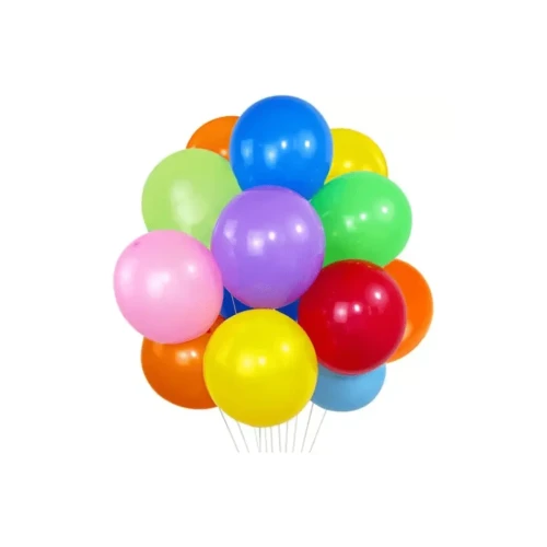 Globos lisos surtidos R9  látex 50 un