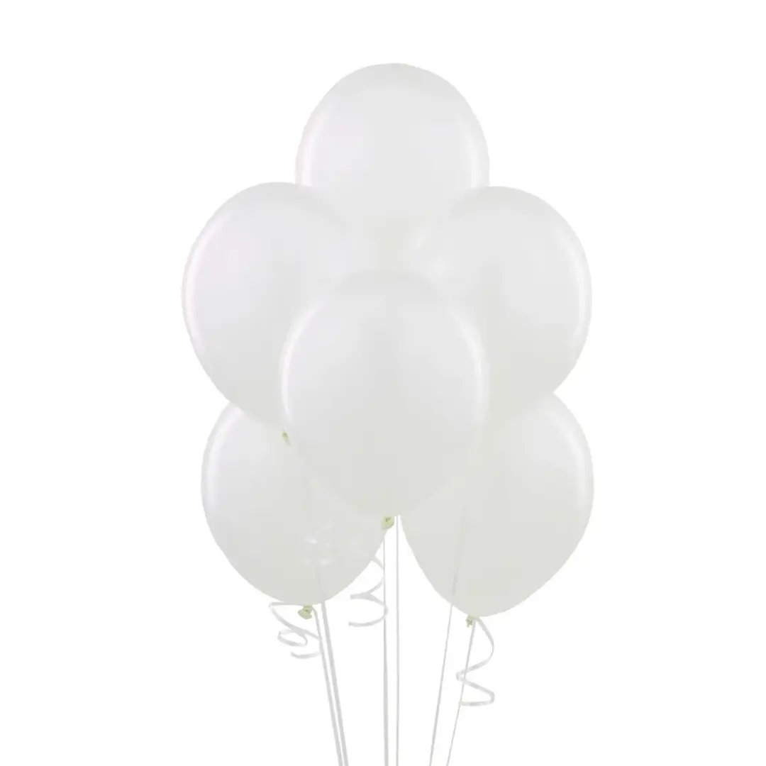 Globo R12 blanco látex BIO 50un