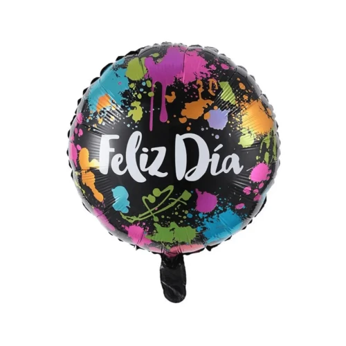 Globo 45cm feliz día pintura un