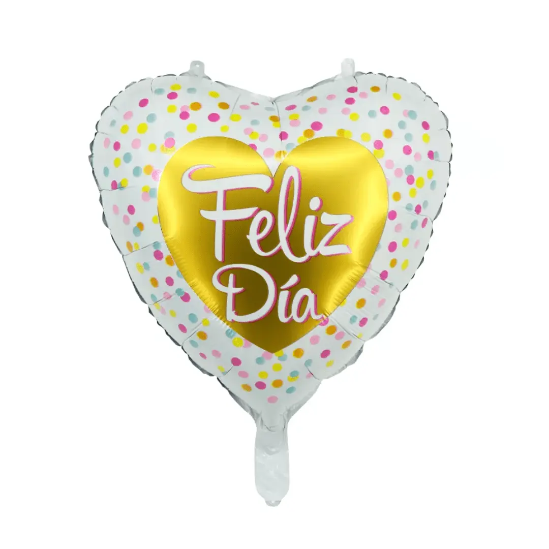 Globo 45cm feliz día corazón un