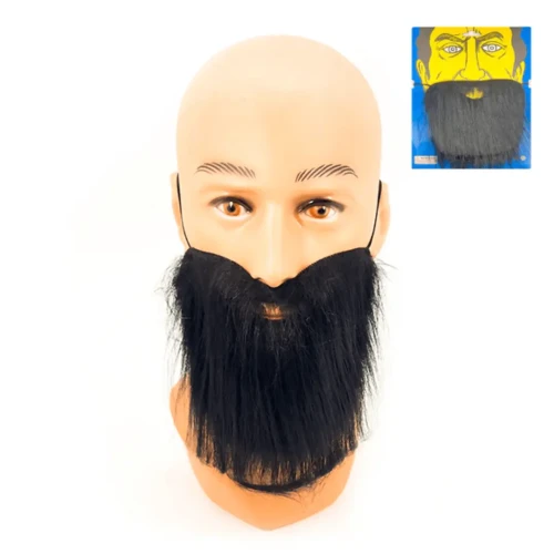 Barba artificial negra un