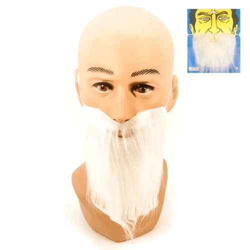 Barba artificial blanca un