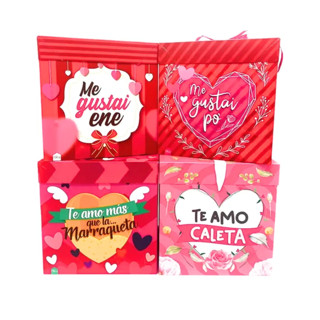 Caja 15x15cm amor chilensis un