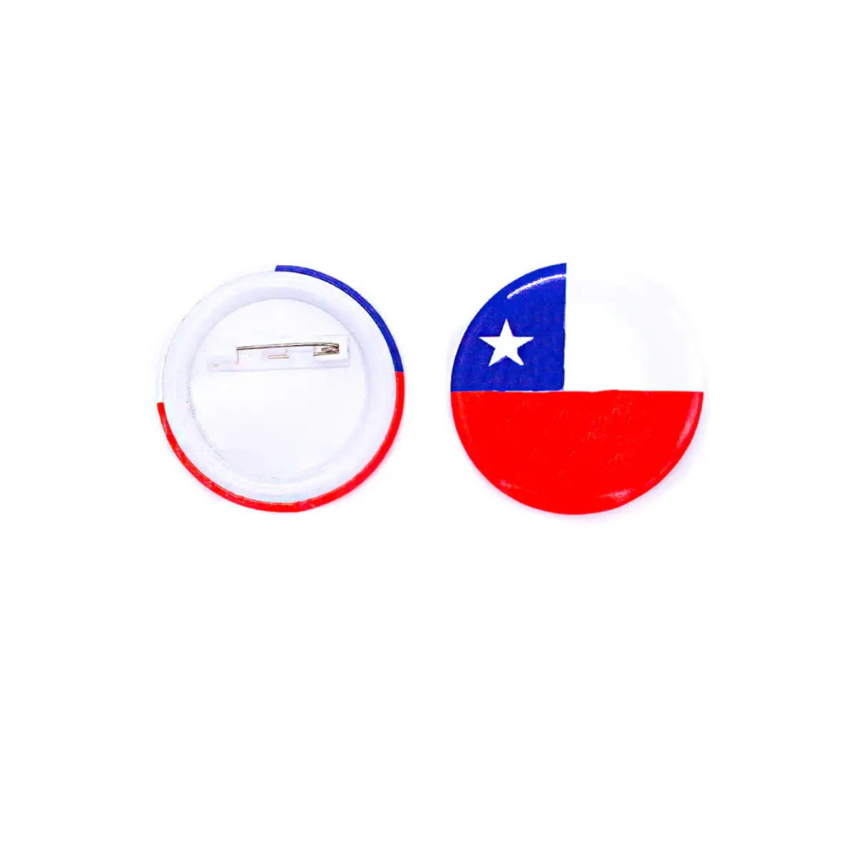 Chapita 3.8cm bandera Chile un