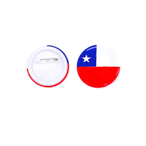 Chapita 3.8cm bandera Chile un