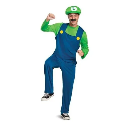 Disfraz albañil verde talla L un