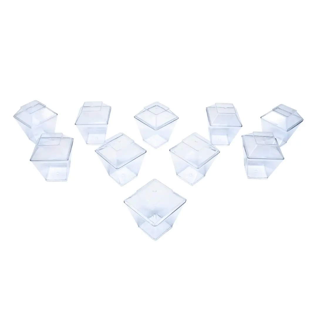 Envase 60ml postre c/tapa 10un