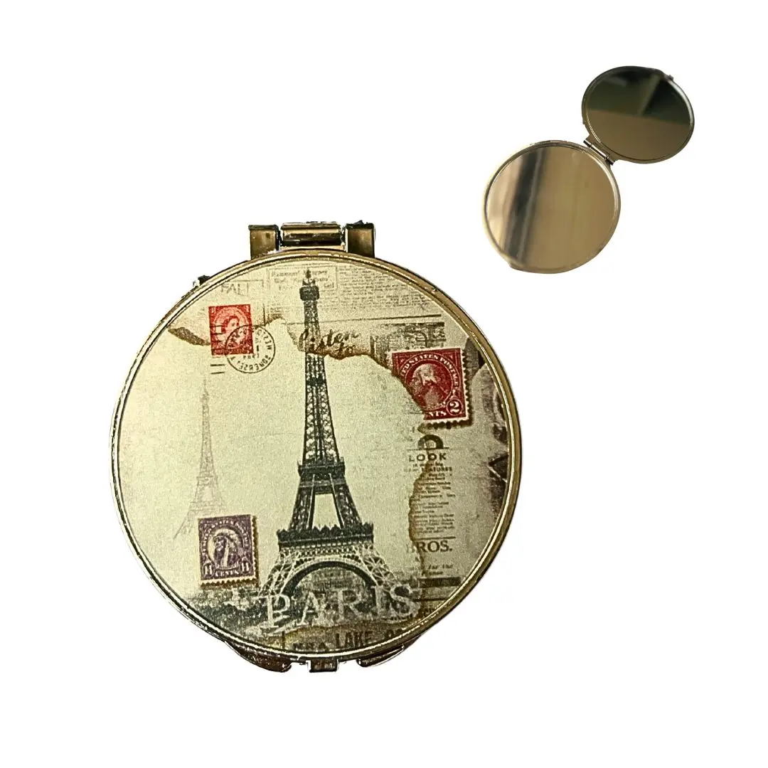 Espejo de cartera redondo Paris un