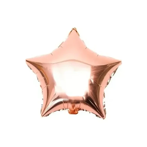 Globo 22cm estrella rose gold un