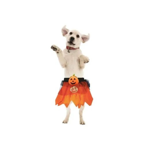 Disfraz para perro pequeño falda calabaza un