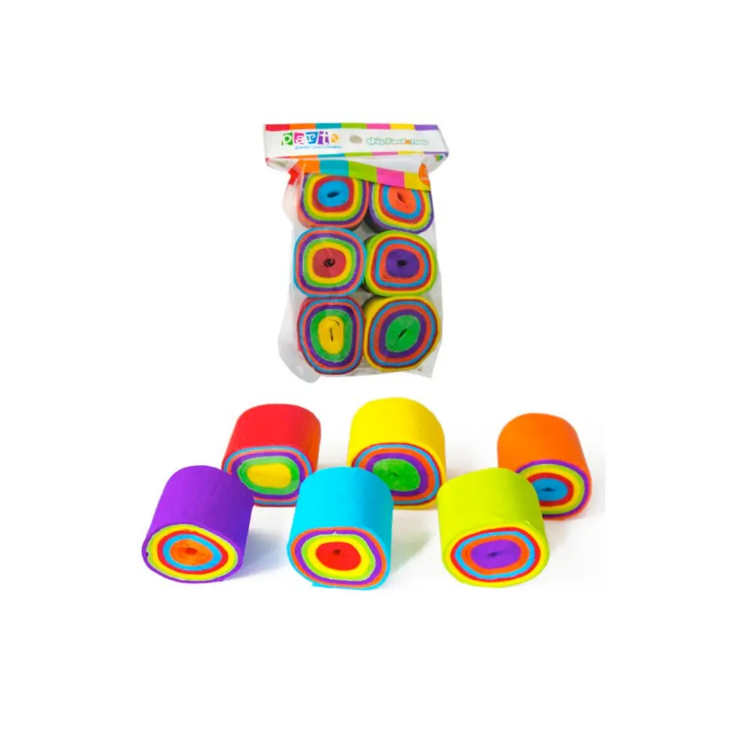 Festón multicolor sushi 6un