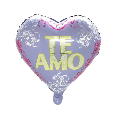 Globo 45cm te amo lila un