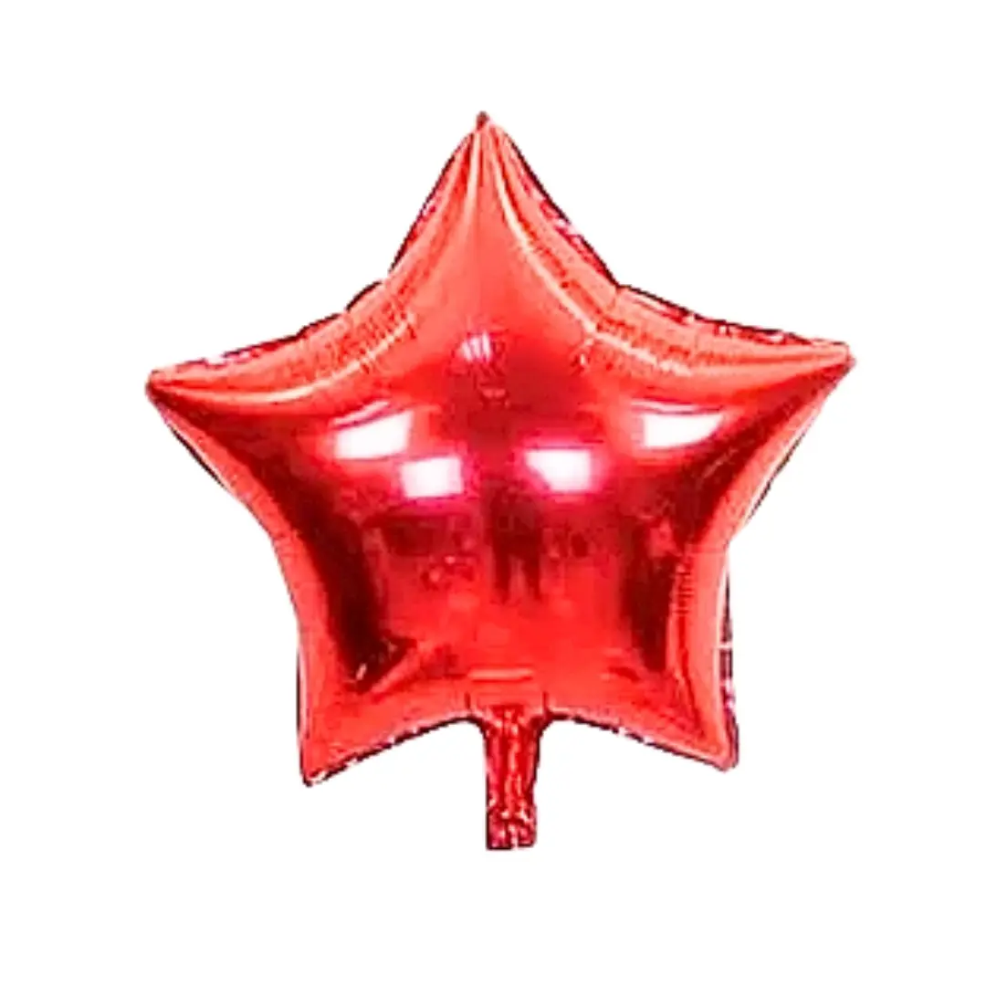 Globo 45cm estrella roja un