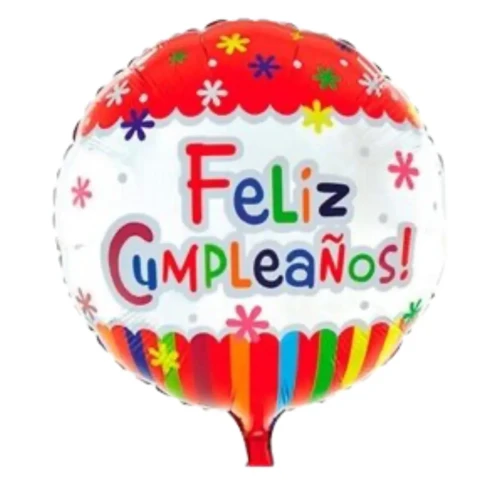 Globo 45cm FC rojo lineas un