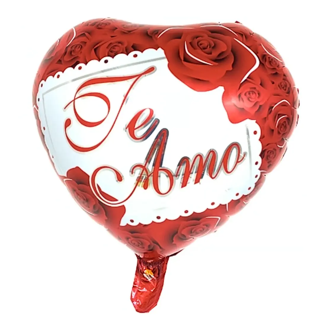 Globo 45cm te amo rosas un