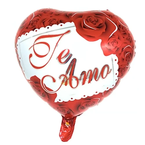 Globo 45cm te amo rosas un