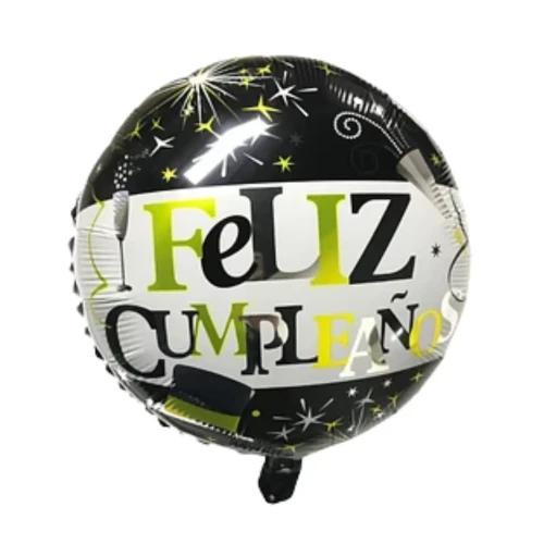 Globo 45cm FC blanco y negro un