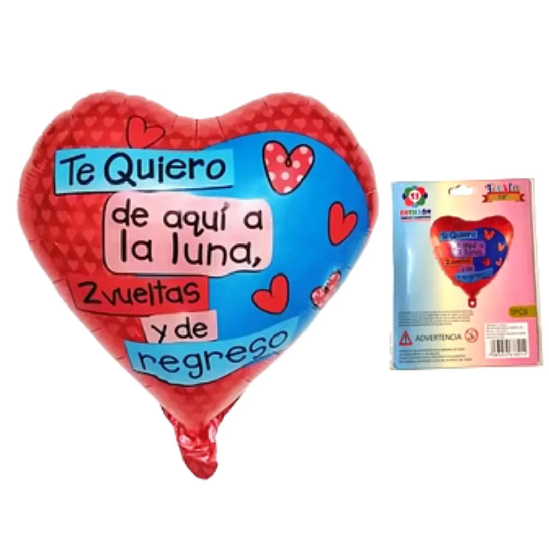Globo 45cm Tq de aquí a la luna un