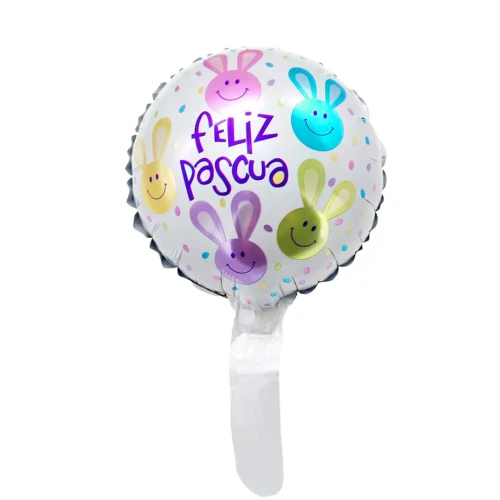 Globo 22cm feliz pascua un