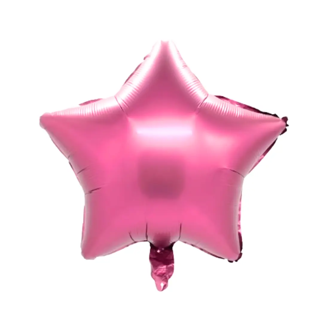Globo 45cm estrella fucsia un