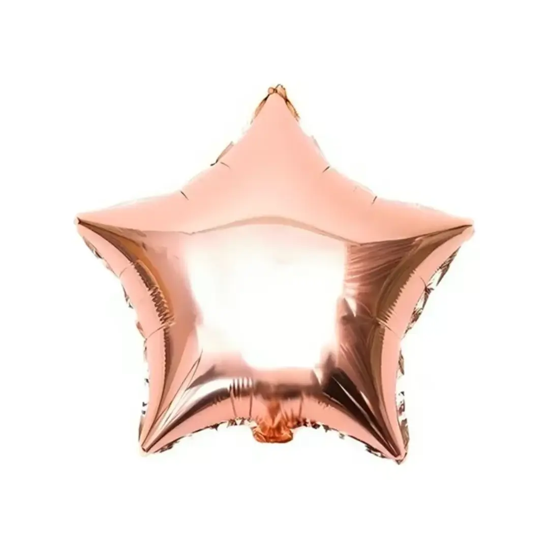 Globo 45cm estrella rose gold un