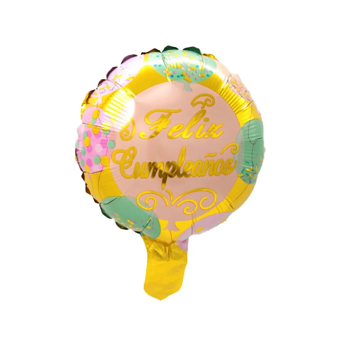 Globo 22cm FC dorado un