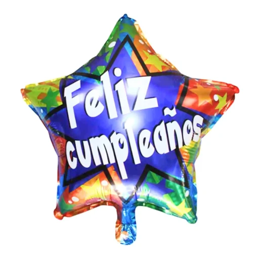 Globo 45cm Feliz c. estrella un