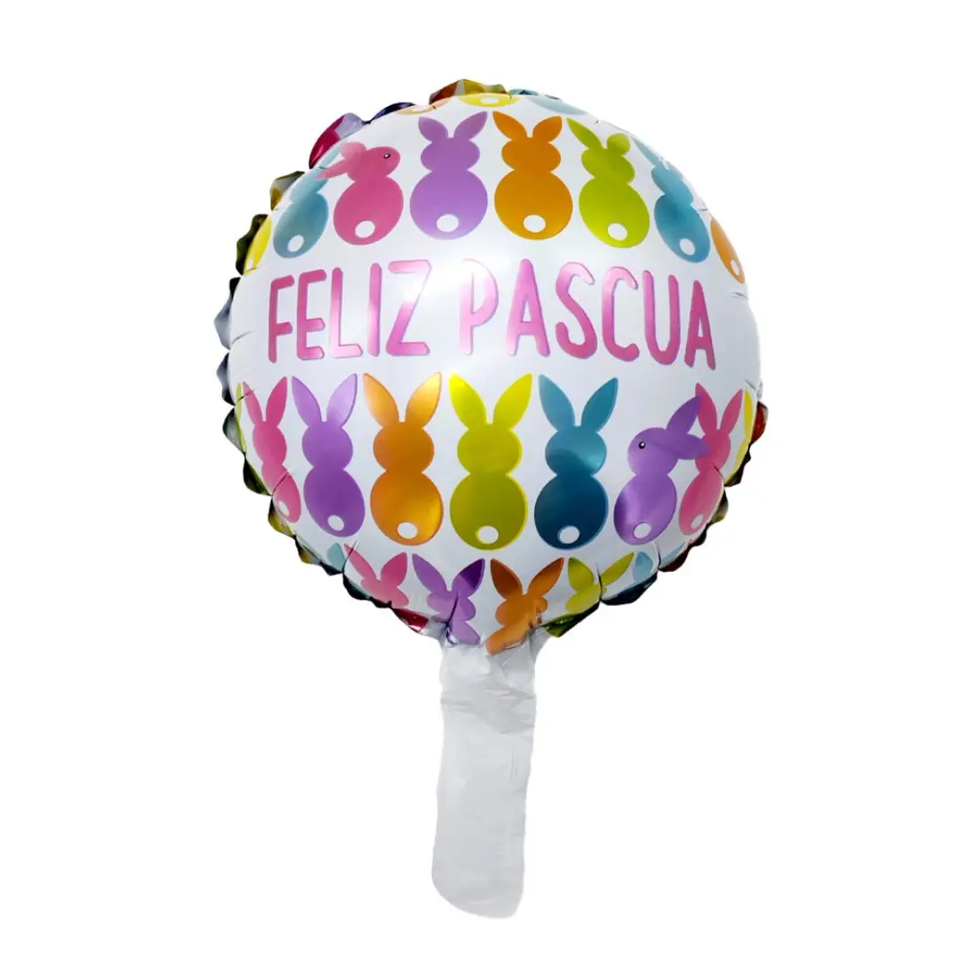 Globo 22cm pascua conejitos un
