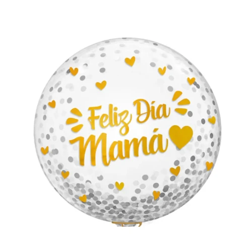 Globo 45cm burbuja feliz día mamá un
