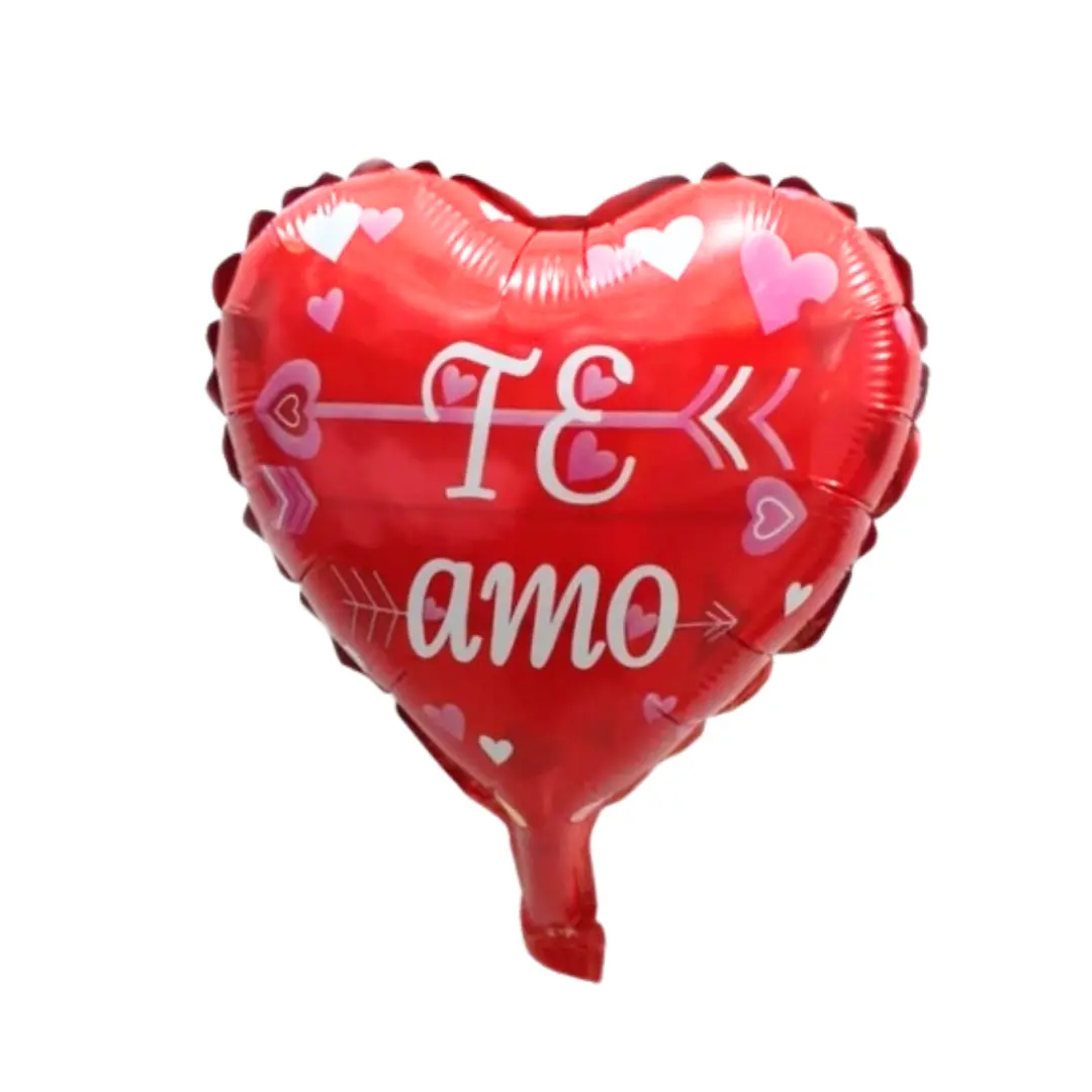 Globo 22cm corazón te amo un