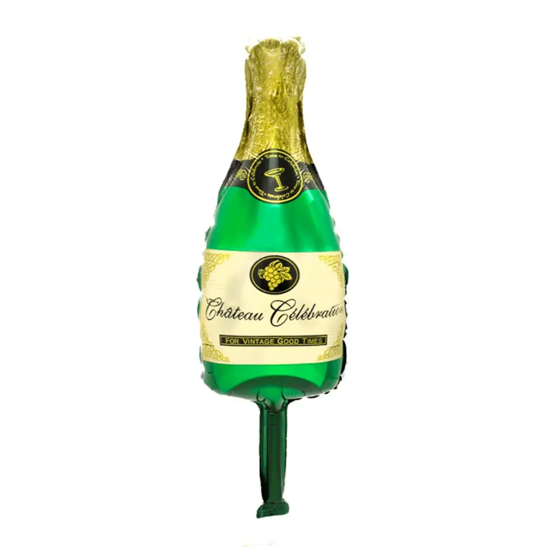 Globo 35cm botella verde un