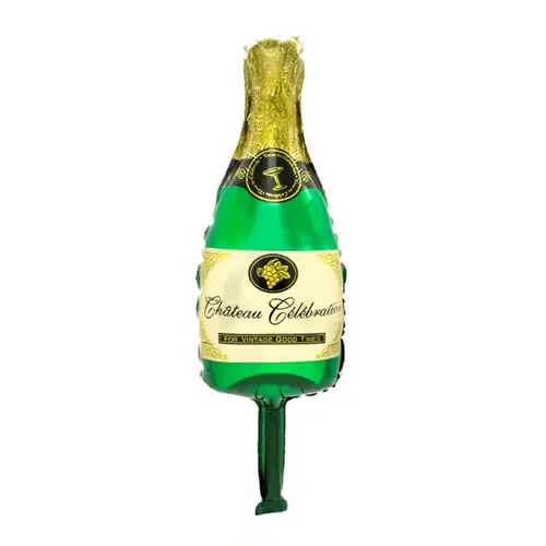 Globo 35cm botella verde un