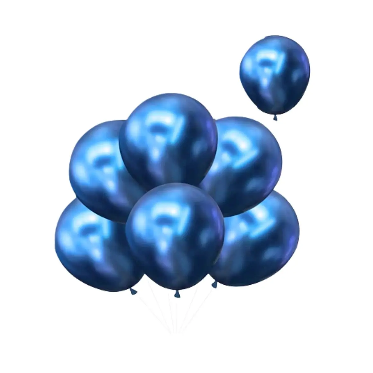 Globo R5 chrome azul látex 25un